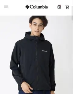 Columbia ブラック フード付きジャケット