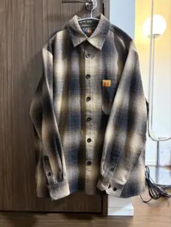 FB COUNTY CHECKER SHIRT S ブラウン系チェックのサムネイル