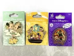 東京ディズニーリゾート・シー ピンバッジ 3点セット