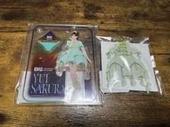 FRUITS ZIPPER櫻井優衣 編み上げ衣装アクスタ＆アクキーセット