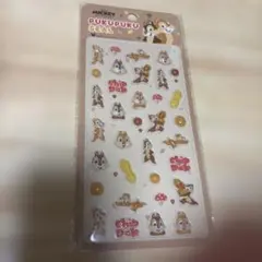 チップとデール　ぷくぷくシール　ディズニー