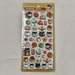 ボンボンドロップシール　縁起物　和柄