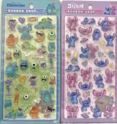 【国内正規品】ボンボンドロップシールモンスターズインク スティッチ＆エンジェル
