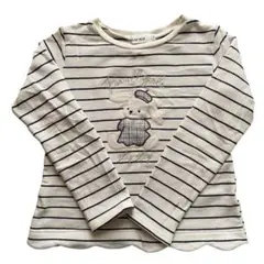 SLAP SLIP ストライプウサギ長袖トレーナー120