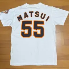 希少】松井秀喜 サイン入り Tシャツ 55 GIANTS - メルカリ