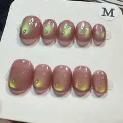 【セツ】マグネット　ネイルチップ　付け爪(A1304)