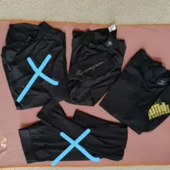 PUMA Champion ブラック 長袖 アンダーシャツ LL