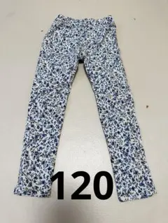 branshes 花柄 ロングパンツ 120 青色