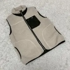 OUTDOOR アウトドア　ボアベスト　アウター　白　カーキ　LARGE