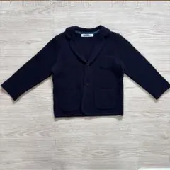 familiar ネイビー ニットブレザー110cm お受験フォーマルジャケット