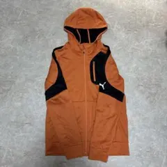 PUMA フード付きジャケット L オレンジ