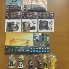 一番くじ　ヒロアカ　下位賞　まとめ　ステーショナリー　ラバースタンド　など　23