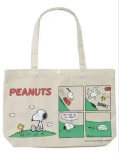 SNOOPY プラチナムザッカトートバッグ　スヌーピー