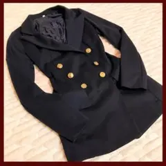 テーラードジャケット 紺ブレ ネイビー 金ボタン ストレッチ