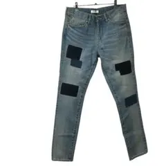 パッチデザインスリムデニム　 moussy マウジーのサムネイル