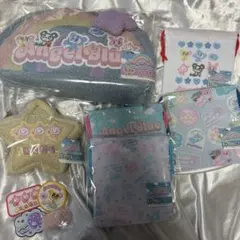 エンジェルブルー ラストワン バッグ ポーチ 巾着 ヘアクリップ 刺繍ステッカー