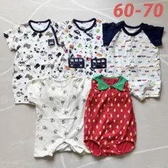 西松屋　夏物ロンパース　まとめ売り 60-70