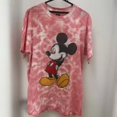 Disney ミッキーマウス タイダイ Tシャツ レッドのサムネイル