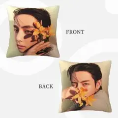 BTS テテ クッションカバー 45 ふわさら 別柄 BTS ファブリッククッションカバー 45×45 テテ V - メルカリ
