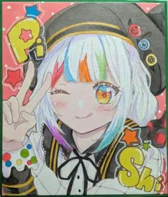 魔法少女の魔女裁判 まのさば 城ヶ崎ノア ファンアート 色紙