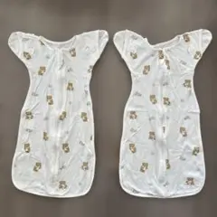 スワドルメリー 春夏 バンブー メッシュ　サイズM ６〜8.5Kg 2枚セット