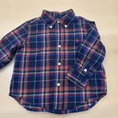 Ralph Lauren チェック柄 長袖シャツ 90