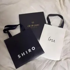 SHIRO、cledepeau BEAUTE、IPSA ショップ袋のサムネイル