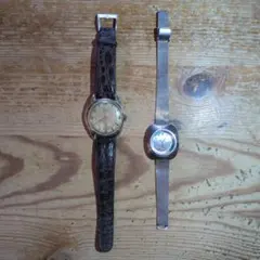 ジャンク品　フロリモント　17石 手巻き腕時計　裏蓋無し