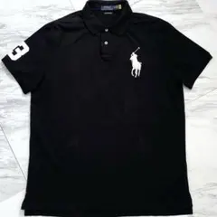 美品 現行タグ⭐️ポロラルフローレン ポロシャツ ビッグポニー刺繍 鹿の子 XL