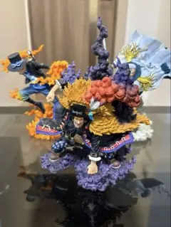 一番くじ　ワンピース　魂豪示像　ティーチ　サボ　スモーカー　フィギュアセット