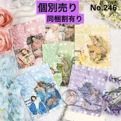 コラージュ素材 PET大判ステッカー ツイライトシリーズ 1パック10枚