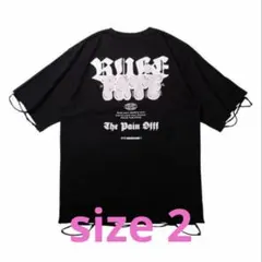 RULE THE FATE Hiro着用 2023ダメージTシャツ　サイズ2
