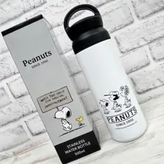 スヌーピー デイオフステンレスタンブラー ステンレスボトル 水筒 500ml 白のサムネイル