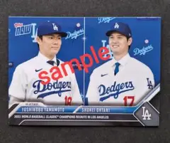 山本由伸 / 大谷翔平 選手② OS‐26 Topps nowカード 1枚