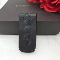 ボッテガヴェネタ イントレチャート マネークリップ 財布 ブラック
