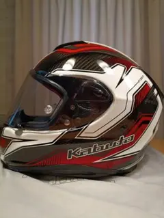 Kabuto F17 フルフェイスヘルメット レッド/グレー Lサイズ 美品