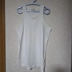 ライトオン　BACK NUMBER タンクトップ　 ホワイト Lサイズのサムネイル