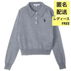 U.S. POLO ASSN. ×Ada. コンパクト ニット ポロシャツのサムネイル
