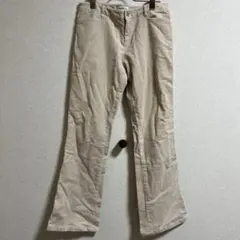 アンナルナ　レディース　ワイドパンツ　ベージュ　カジュアル　w67