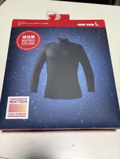 新品未開封 UNIQLO ユニクロ 超極暖 タートルネック メンズ Lサイズ 黒