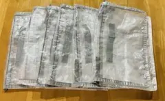 3COINS フタ付きクリアワイドボックス 6個