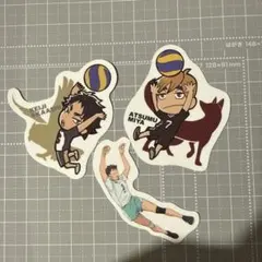 ハイキュー　スシロー　コラボ　ステッカー　赤葦　京侑　及川