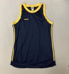 adidas 万国タグメッシュ タンクトップ ネイビー イエローのサムネイル