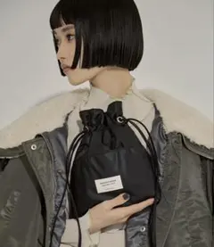 beautiful people 2WAYショルダー巾着バッグ