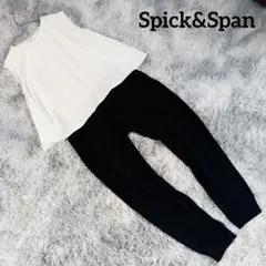 新品タグ付き✨Spick&Span✨オールインワン フリーサイズ 白 黒