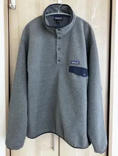【美品】パタゴニア　ライトウェイト　シンチラ　スナップT　グレー　L（XL相当）