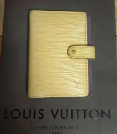 LOUIS VUITTON エピレザー 手帳 イエロー