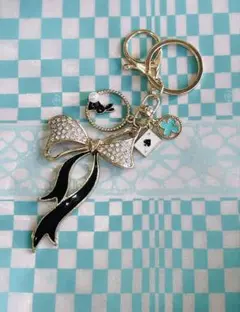 ◆♡リボン型チャーム キーホルダー♡◆