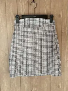 【9924】SAISON DE PAPILLON チェック柄タイトスカート