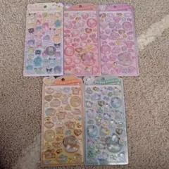 うるちゅるポップシール　サンリオ　ハローキティ　マイメロ　ポムポムプリン　集合